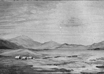 Thingvalla Parsonage, Iceland, Aug.14 1886.  Etched by F.P. Fellows.