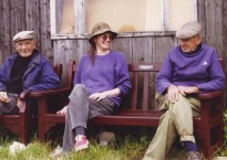 Katrina collecting stories from the fishermen 1995